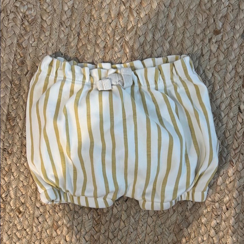 Pehr EUC Striped Baby Bloomers with Bow